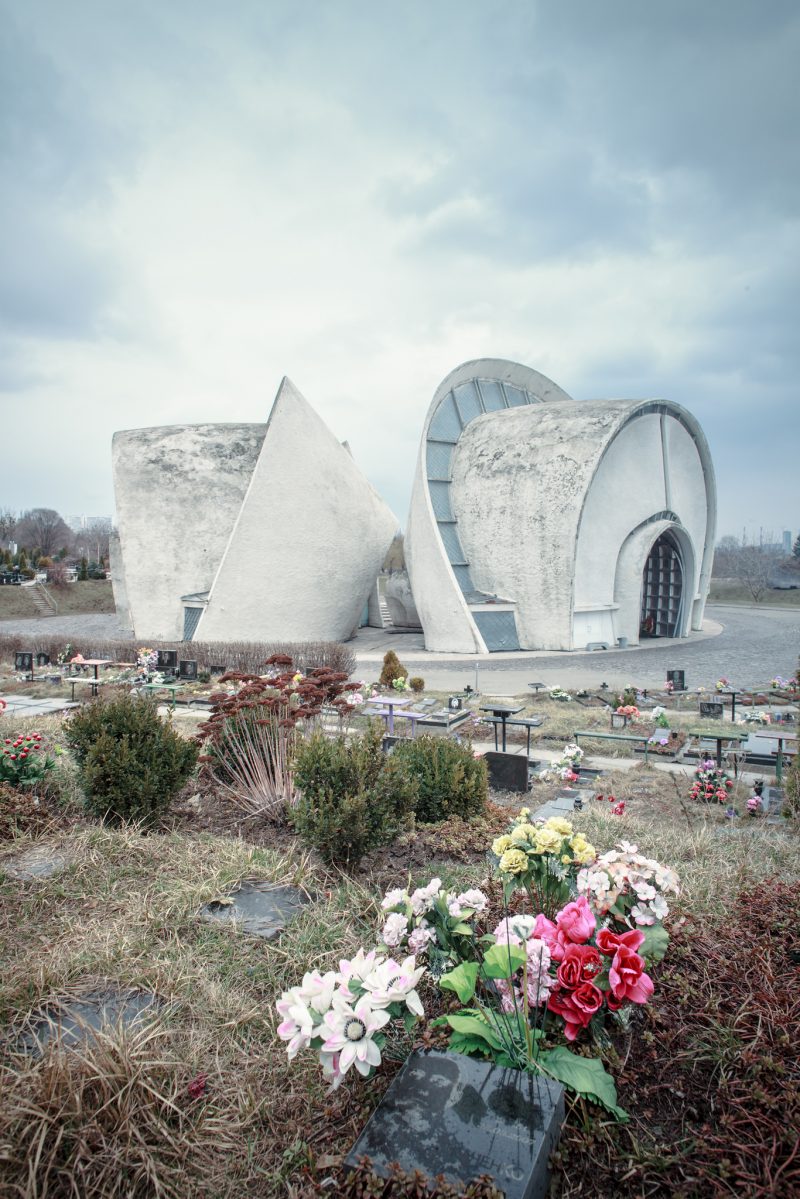 Kyiv crematorium by architect Abraham Miletskiy // Ukraine
