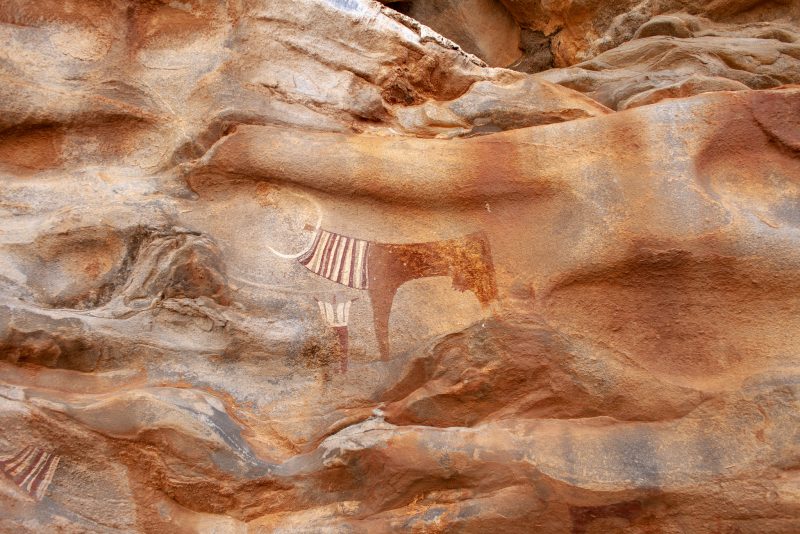 Cave painting of Laas Geel // Somaliland