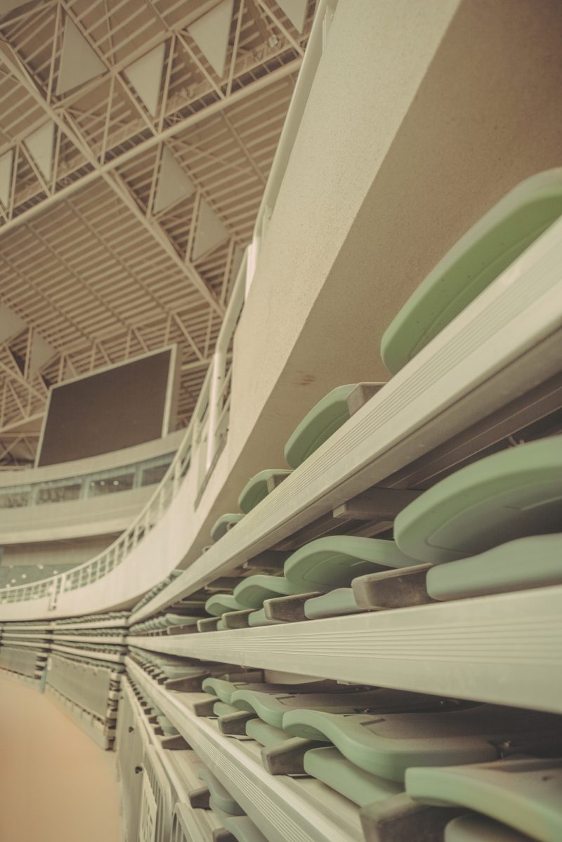 Ordos - Ghost city stadium // China - La Dent de L'Oeil - Contemporary photography by Hélène Veilleux - #architecture #ghosttown #asia #architecture #modern