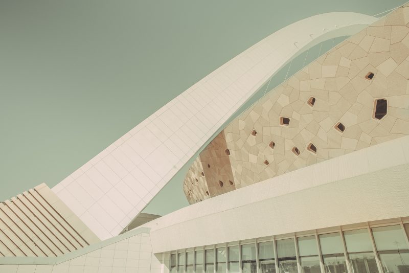 Ordos - Ghost city stadium // China - La Dent de L'Oeil - Contemporary photography by Hélène Veilleux - #architecture #ghosttown #asia #architecture #modern
