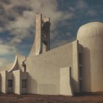 Stykkishólmur 's church // Iceland - La Dent de L'Oeil - Contemporary photography by Hélène Veilleux - #architecture #shape #modernism #iceland #church #brutalism
