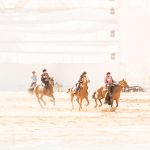 Kök-börü // Kyrgyzstan - La Dent de L'Oeil - Contemporary photography by hélène Veilleux #nomadgames #horse #goatpolo #silkroad #tiltshift
