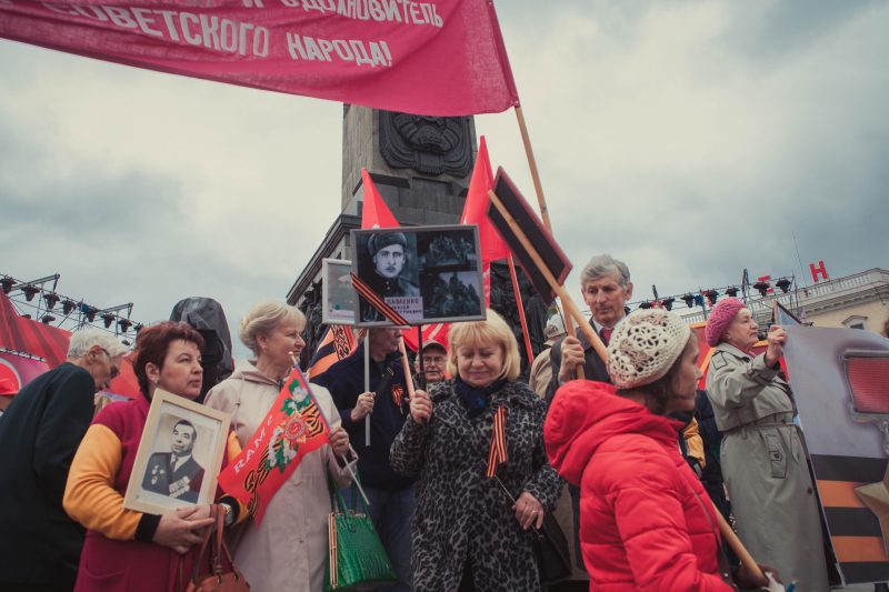 May 9 celebration in Minsk by its characters // Belarus