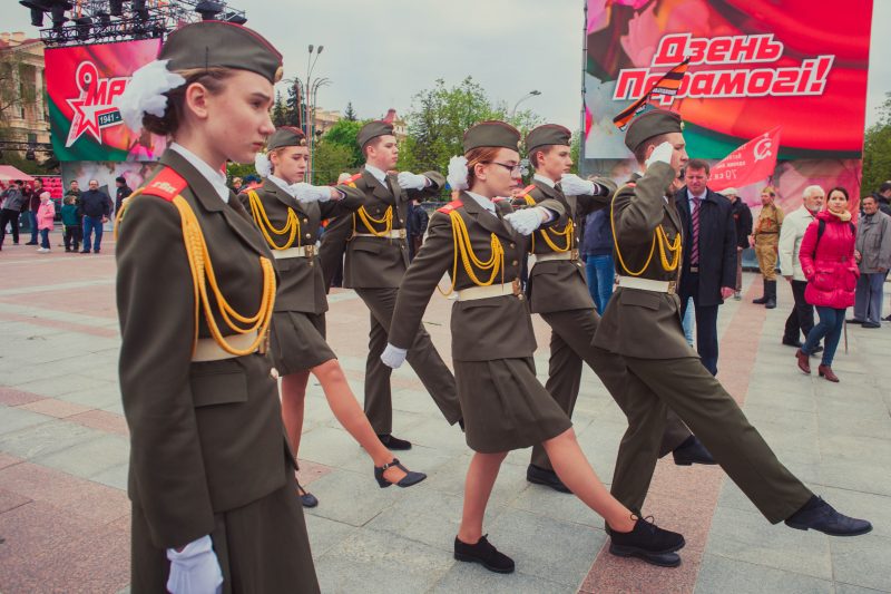 May 9 celebration in Minsk by its characters // Belarus